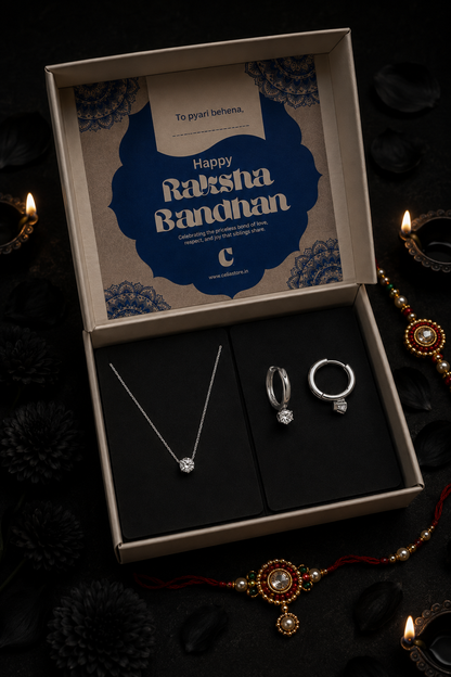 Budget friendly Gifting Sets for Sisters in Silver